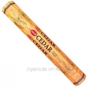 Благовония КЕДР 20 шт. Хем (Hem Incense Sticks CEDAR) Индия